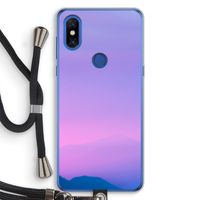Sunset pastel: Xiaomi Mi Mix 3 Transparant Hoesje met koord