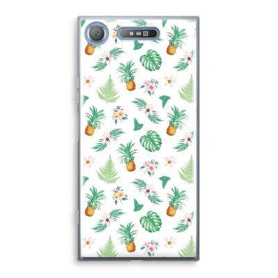 Ananas bladeren: Sony Xperia XZ1 Transparant Hoesje