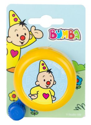 Studio 100 fietsbel Bumba junior staal 55 mm geel Studio 100 fietsbel Bumba junior staal 55 mm geel