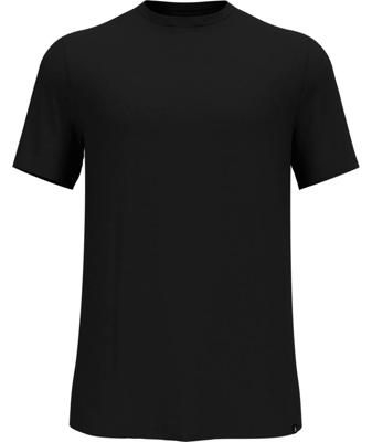 Odlo Merino Tencel Plain T-shirt Heren Black Melange L