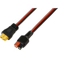 30 A accuaansluiting op XT60-kabel 0,5 m TC-13619312 Zwart, Rood TRU COMPONENTS Inhoud: 1 stuk(s)