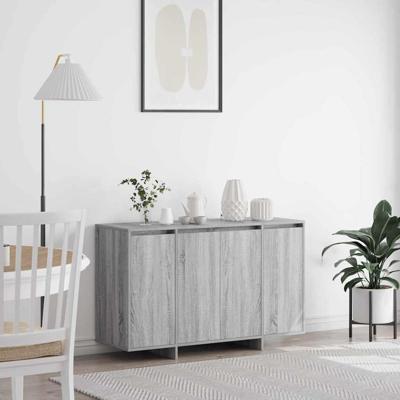 Dressoir Grijs sonoma 120 x 41 x 75 cm Bewerkt hout