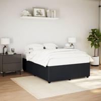 Bedframe zonder matras 160x200 cm fluweel zwart
