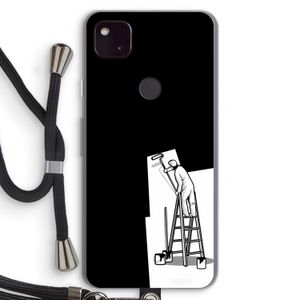 Musketon Painter: Pixel 4a 5G Transparant Hoesje met koord