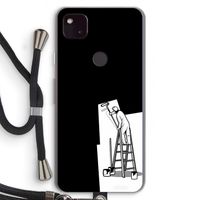Musketon Painter: Pixel 4a 5G Transparant Hoesje met koord