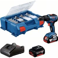 Bosch Professional GSB 18V-55 Accu-klopboor/schroefmachine Brushless, Incl. 2 accus, Incl. lader, Incl. koffer, Incl. accessoires - thumbnail