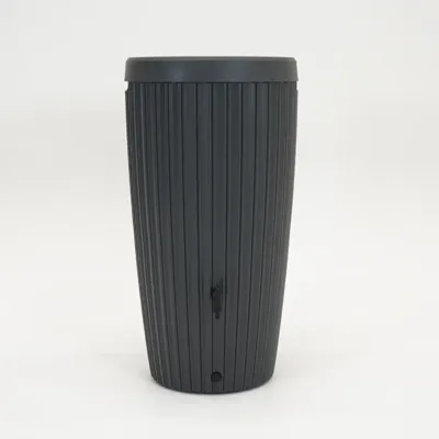 Vita Regenton Mika antraciet 240L, incl. vulautomaat, kraan met Gardena koppeling en plantenbak