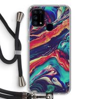Chameleon Sun: Samsung Galaxy M31 Transparant Hoesje met koord