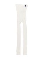 Mini Rodini legging en maille pointelle à taille haute - Blanc