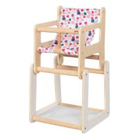 Goki houten poppenstoel met tafel 2in1
