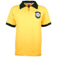 Brazilië Retro Voetbalshirt WK 1958 - thumbnail