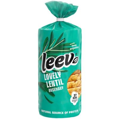Leev® Bio Lovely Lentil Gepofte Wafels Rozemarijn (117 gr)