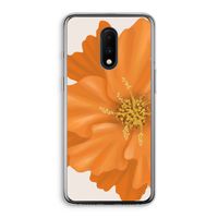 Orange Ellila flower: OnePlus 7 Transparant Hoesje