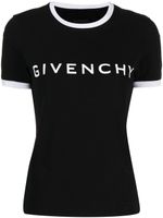 Givenchy t-shirt en coton à logo imprimé - Noir