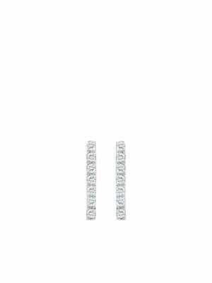 Mateo puces d'oreilles en or 14ct ornées de diamants