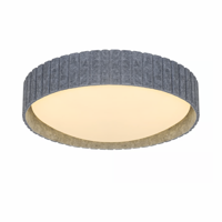 Plafondlamp rond Stof led lamp Corato 42cm - thumbnail