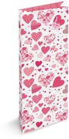 Geschenkzak Listen To Your Heart, voor fles, 9 x 36 x 13 cm