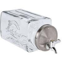 Drankdispenser/limonade/sap dispenser - glas - 3 liter - 14 x 26 cm Drankdispenser/limonade/sap dispenser - glas - 3 liter - 14 x 26 cm