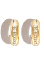 Zoë Chicco créoles en or 14ct pavées de diamants
