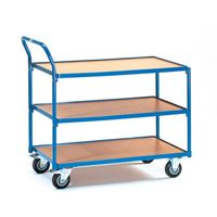 Fetra Hauptartikel 2750 Tafelwagen Staal Poedercoating Laadvermogen (max.): 250 kg Stralend blauw (RAL 5007) - thumbnail