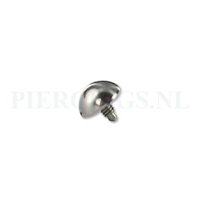 Dermal balletje 1.2 mm titanium plat 4 mm