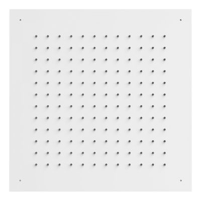 Hoofddouche Tres Exclusive | 50x50 cm | Vierkant | Wit mat