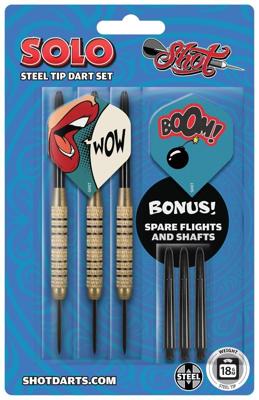 Shot Value Range - Solo Brass Plated 18 gram