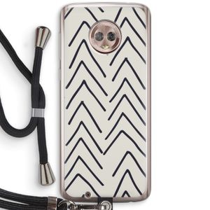 Marrakech Arrows: Motorola Moto G6 Transparant Hoesje met koord