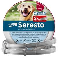 SERESTO GROTE HONDENHalsband X2