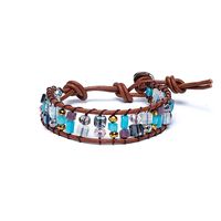 Armband Bohemian met Glazen Kralen - Verstelbaar