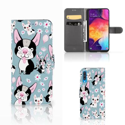 Samsung Galaxy A50 | Telefoonhoesje | Met pasjeshouder | Hondjes