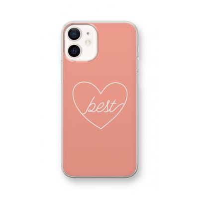 Best heart: iPhone 12 Transparant Hoesje