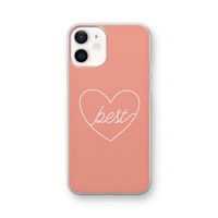 Best heart: iPhone 12 Transparant Hoesje