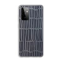 Moroccan stripes: Samsung Galaxy A72 Transparant Hoesje