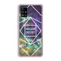 Negenduust ruimte: Samsung Galaxy A51 5G Transparant Hoesje Negenduust ruimte: Samsung Galaxy A51 5G Transparant Hoesje