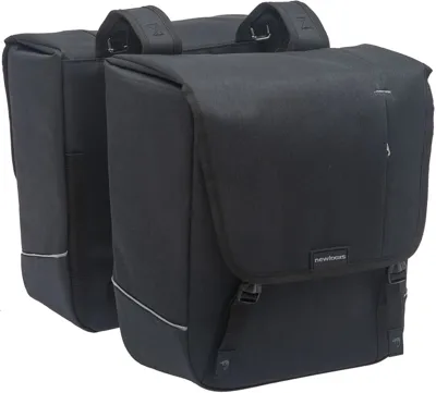 Dubbele fietstas New Looxs Nova Double - 32 liter - zwart