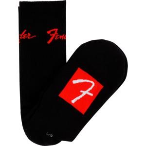 Fender Logo Stompsock Black sokken