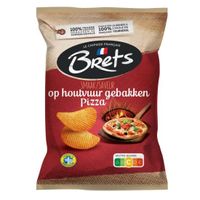 Brets Brets - Op Houtvuur Gebakken Pizza Chips 125 Gram 10 Stuks