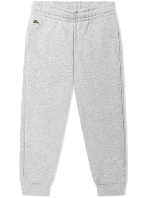 Lacoste Kids pantalon de jogging à patch logo - Gris