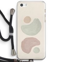 Geo #10: iPhone 5 / 5S / SE Transparant Hoesje met koord