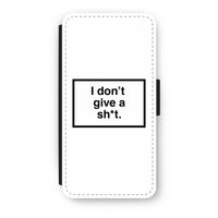 Don't give a shit: iPhone 8 Plus Flip Hoesje