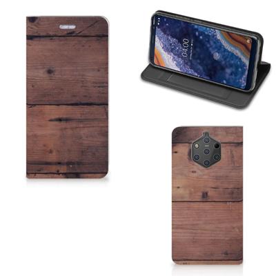 Nokia 9 PureView Book | Wallet Case | Old Wood