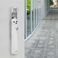 VidaXL Wandasbak rvs