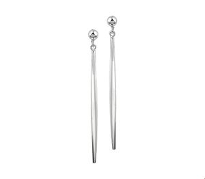 TFT Oorhangers Zilver Gerhodineerd Glanzend 52 mm x 2.5 mm