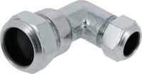 Bonfix Staalverzinkte knelfittingen - Verloopknie 105 - 2 x knel - 28mm x 22mm