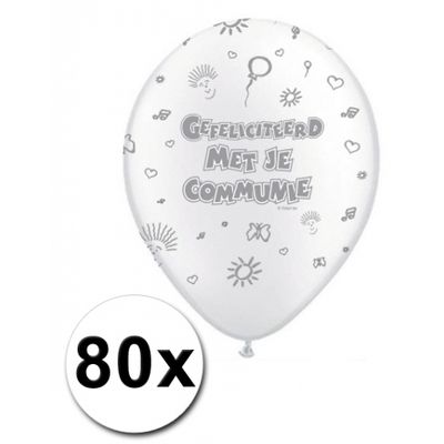 1e communie feest ballonnen actiepakket
