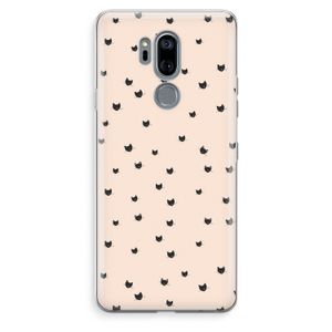 Kleine kattenkopjes: LG G7 Thinq Transparant Hoesje