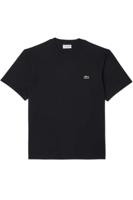 Lacoste Classic Fit T-Shirt ronde hals zwart, Effen - thumbnail
