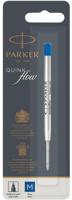 Parker Quinkflow vulling voor balpen medium, blauw, op blister Parker Quinkflow vulling voor balpen medium, blauw, op blister