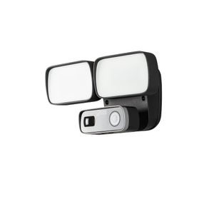 Smartlight duo wandlamp zwart met camera 7869-750